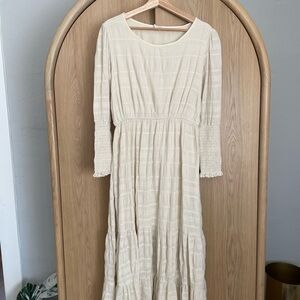 Curator SF Cream Maxi Dress Size L